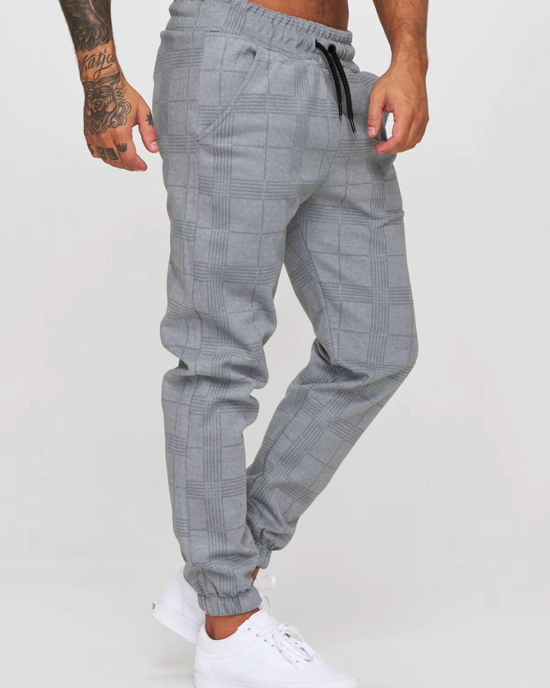 Calder - Elegante karierte Jogginghose