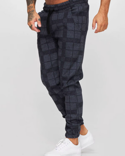 Calder - Elegante karierte Jogginghose