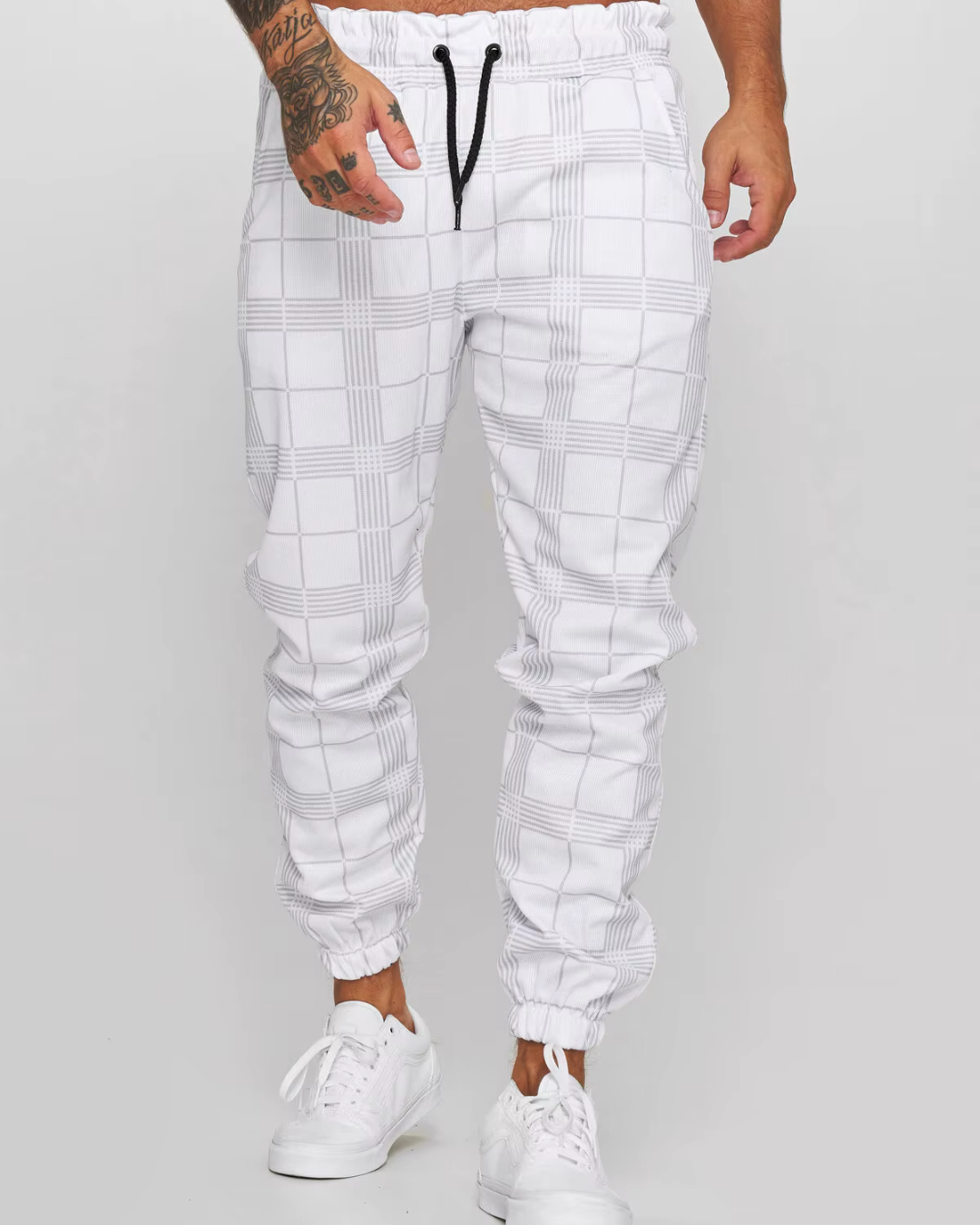 Calder - Elegante karierte Jogginghose