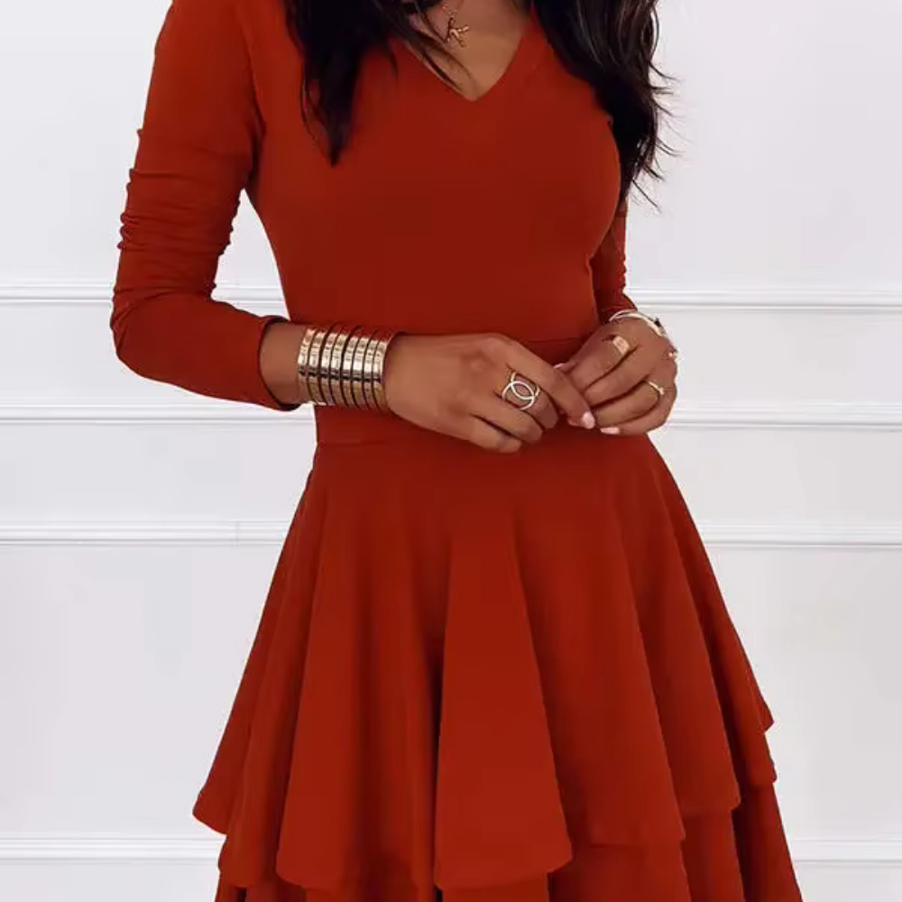 Antea - Kurzes Kleid mit Rüschen