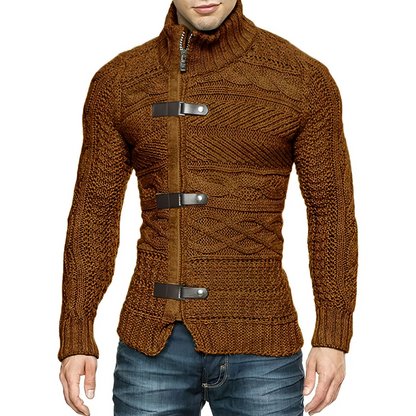 Yanis - Asymmetrischer Strickpullover für Herren
