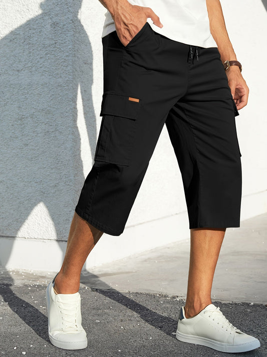 Eliasz | Dreiviertel-Cargohose Männer - Bequem, Stilvoll & Vielseitig für Jeden Anlass-1