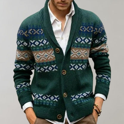 Max: Stilvolle Strickjacke Herren mit Knöpfen – Einzigartiges Design für Lässigen Komfort-1