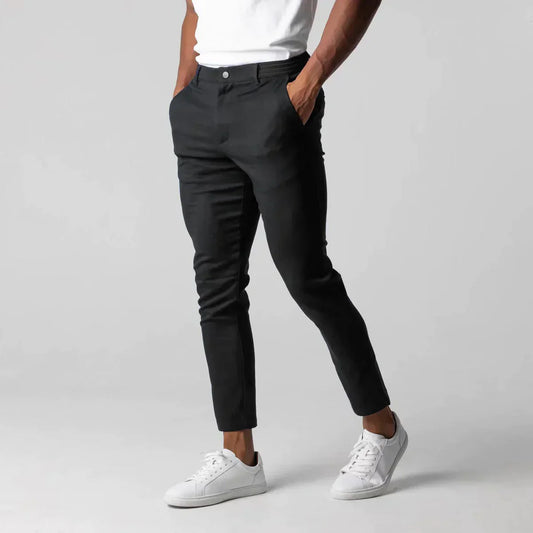 Max, Die Elegante Stretch-Hose Für Herren – Stilvolle Hosen Herren Im Slim Fit, Ideal Für Büro Und Freizeit-1
