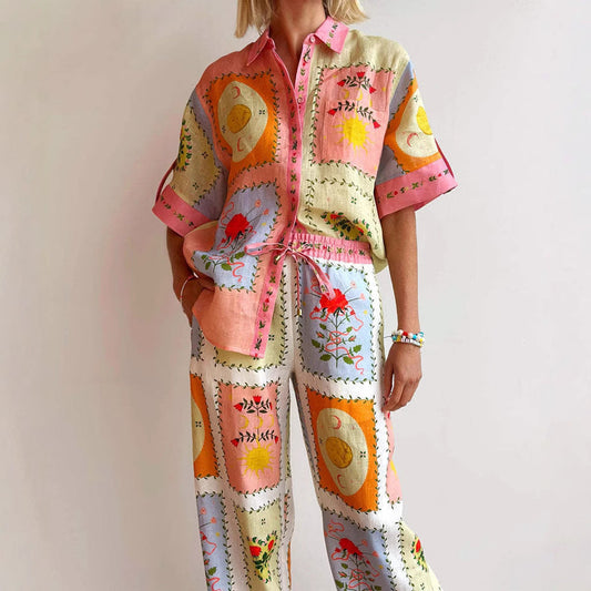 Klara Damen Strickjacke Aus Leinen Mit Künstlerischen Paneelen - Entspannte Passform Für Frühling/Sommer Cardigan Damen-1
