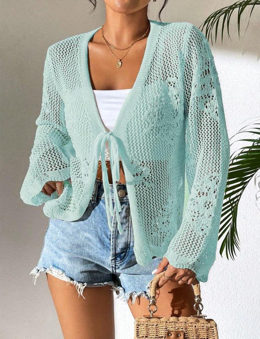 Variant image for Anna Strickjacke Damen Lang - Offene Strickjacke für Frühling und Herbst, Leichte, Lose Passform, Vielseitig Kombinierbar-25