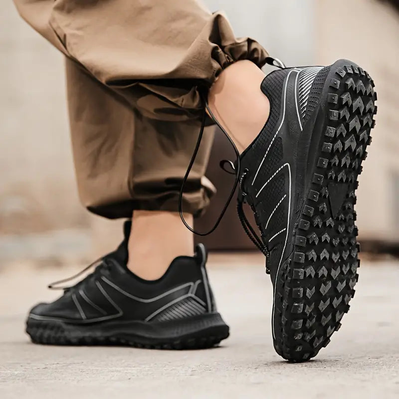 Max, Herren Bergstiefel Wasserdicht, Rutschfeste Sohle, Komfortable Outdoor-Schuhe, Größe 46, Ideal für Wandern und Trekking-4