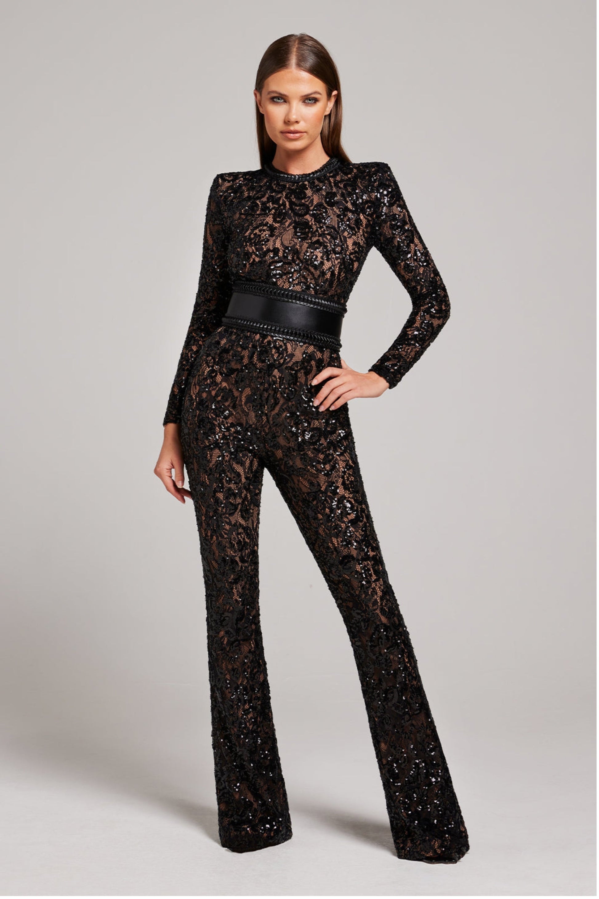 Variant image for Sophie - Damen Jumpsuit Elegant Festlich Spitze für Hochzeiten und Besondere Anlässe-5