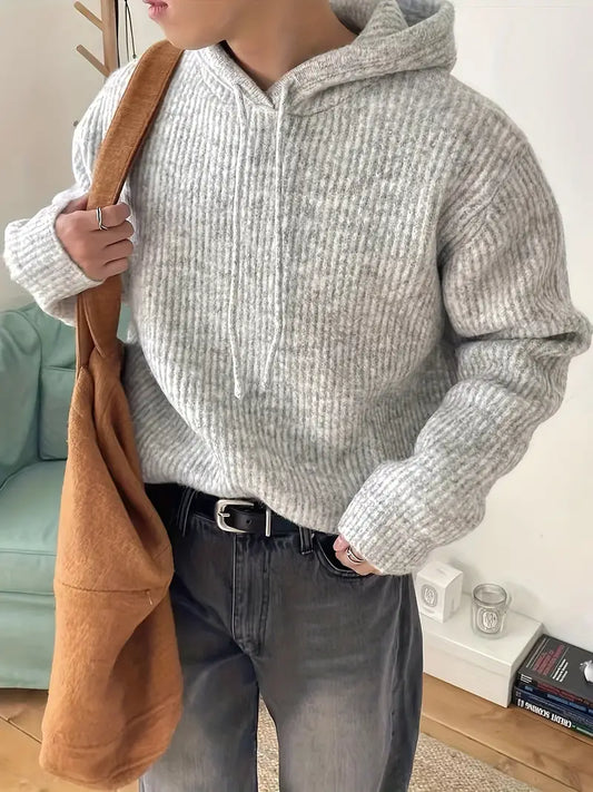 Max - Gestreifter Herren Winterpullover In Klassischem Stil Für Kalte Tage-1