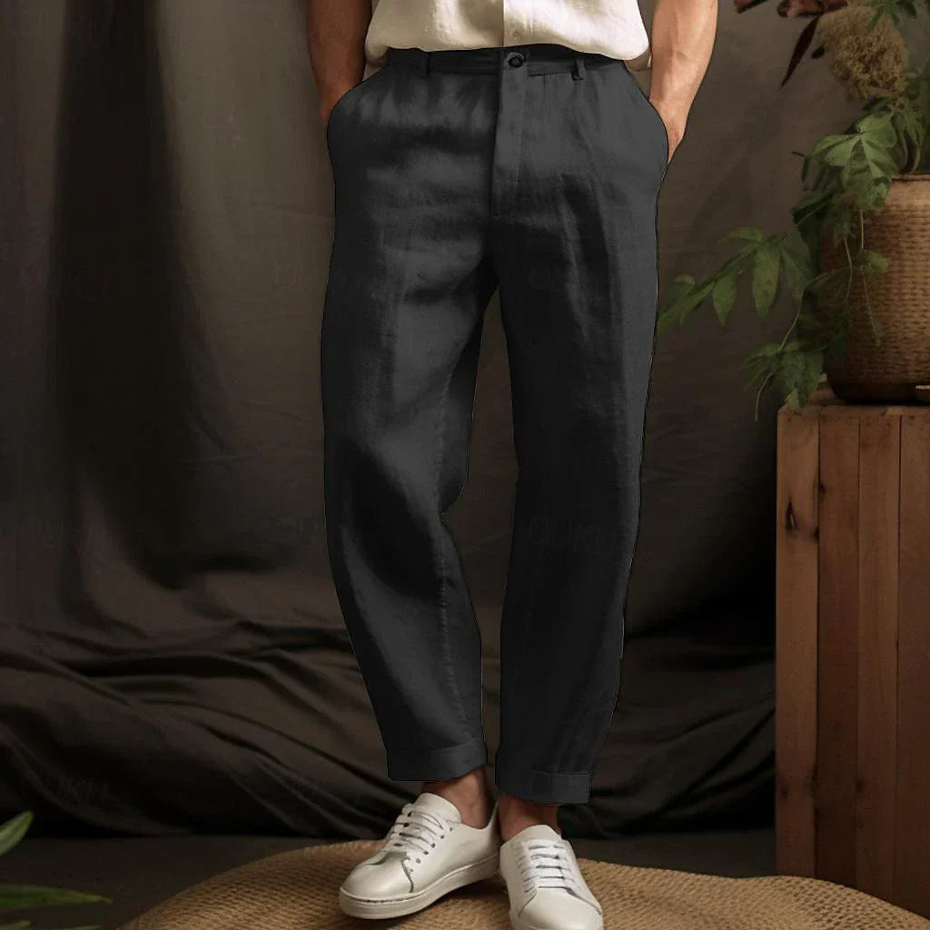 Variant image for Alfons Herren Leinenhosen - Stylisch & Bequem für Alltag und Urlaub-15